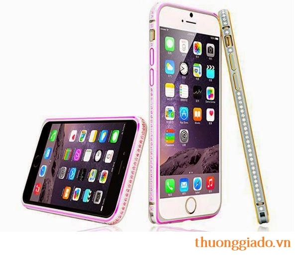Ốp viền bumper iPhone 6/ iPhone 6s hiệu CoteetCi có đính đá
